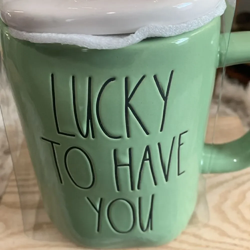 Rae Dunn Artisan‎ Collection By Magenta Ceramic Horseshoe Lucky To Have You Mug